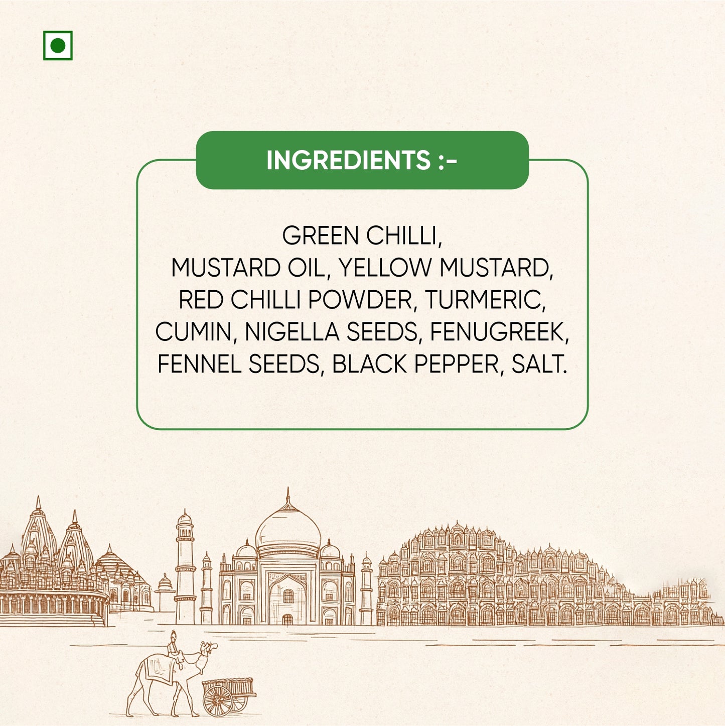 Papa’s Pickle – Authentic Rajasthani Green Chilli Pickle
