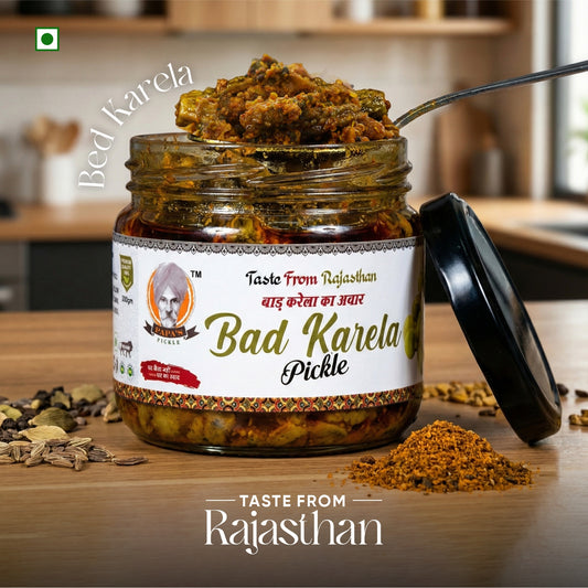 Papa’s Pickle Bad Karela Pickle – Authentic Rajasthani Taste