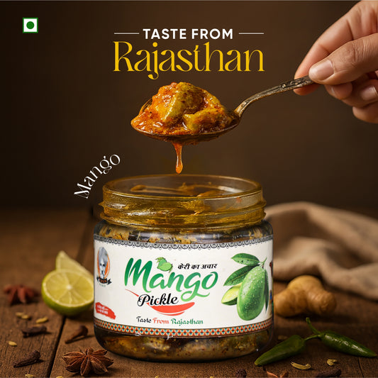 Papa’s Pickle – Authentic Rajasthani Mango Pickle (300g)
