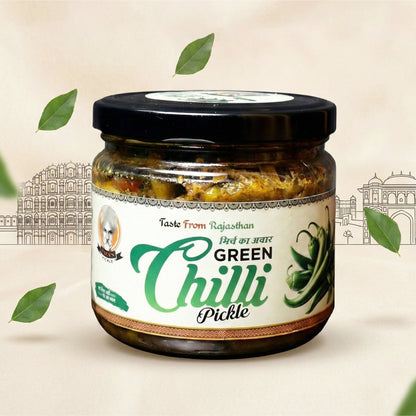 Papa’s Pickle – Authentic Rajasthani Green Chilli Pickle