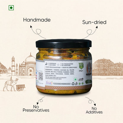 Papa’s Pickle Turmeric Pickle – Authentic Taste of Rajasthan