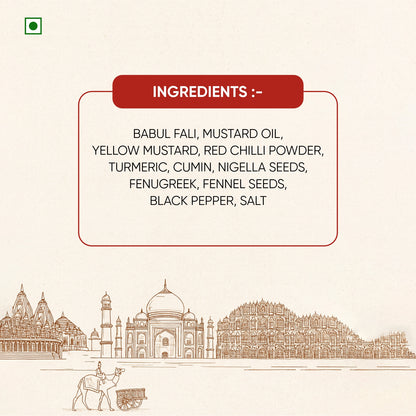Papa’s Pickle Babul Fali Pickle – Authentic Taste of Rajasthan