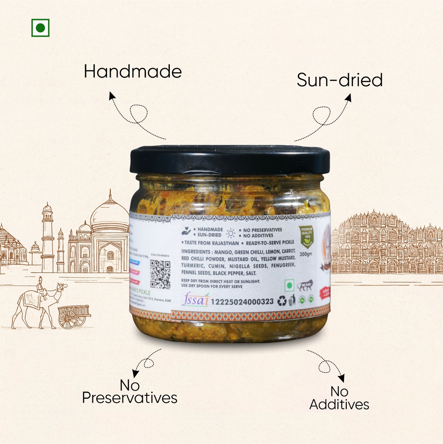 Papa’s Pickle – Authentic Rajasthani Mix Pickle