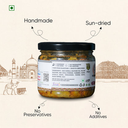 Papa’s Pickle Bad Karela Pickle – Authentic Rajasthani Taste