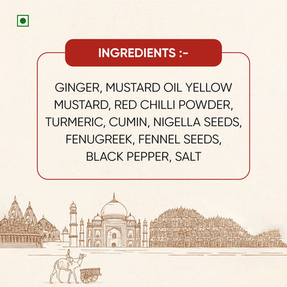 Papa’s Pickle – Authentic Rajasthani Ginger Pickle