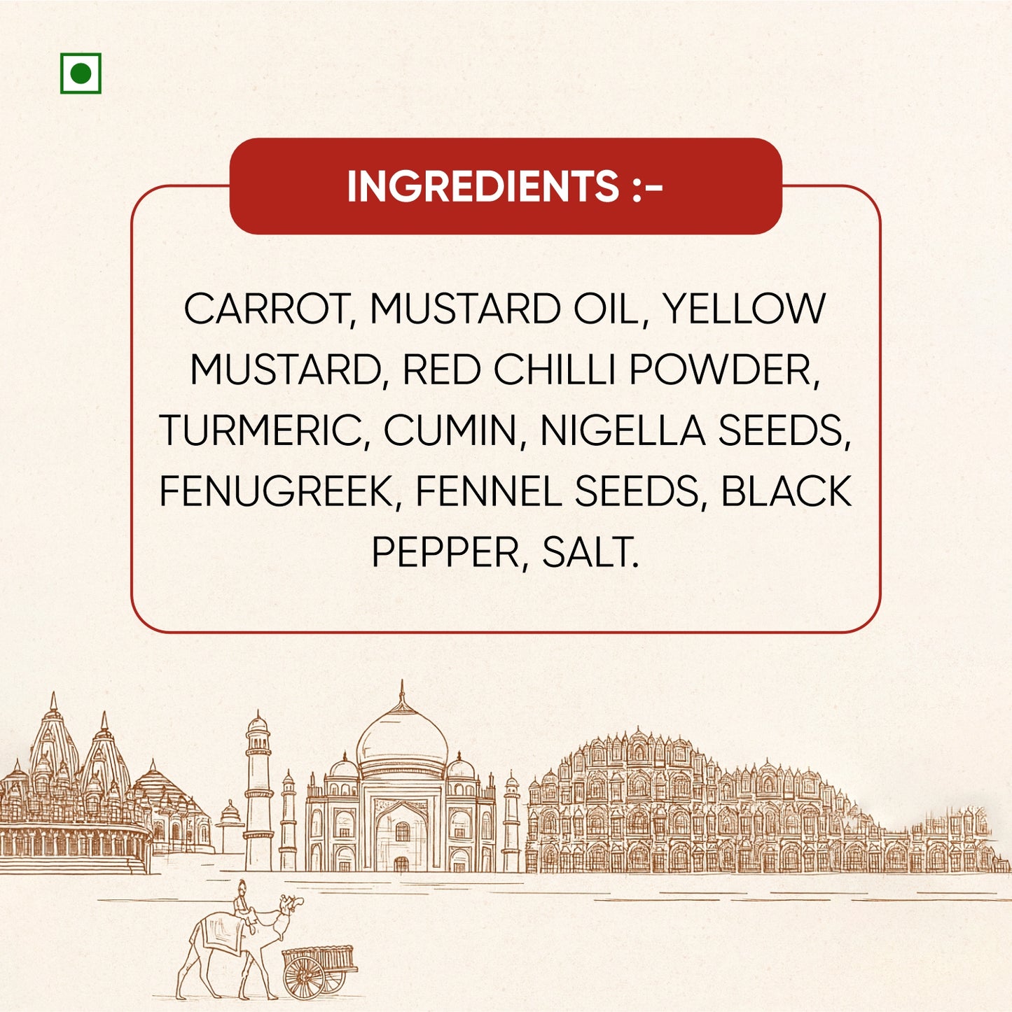 Papa’s Pickle – Authentic Rajasthani Carrot Pickle (300g)