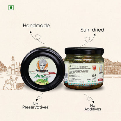 Papa’s Pickle – Authentic Rajasthani Amla Pickle