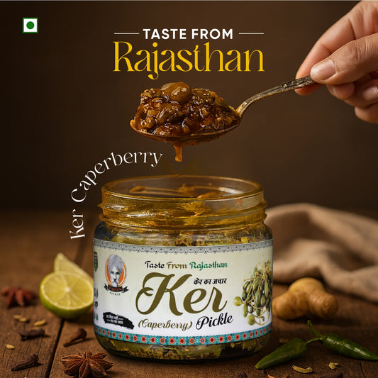 Papa’s Pickle – Authentic Rajasthani Ker (Caperberry) Pickle (300g)