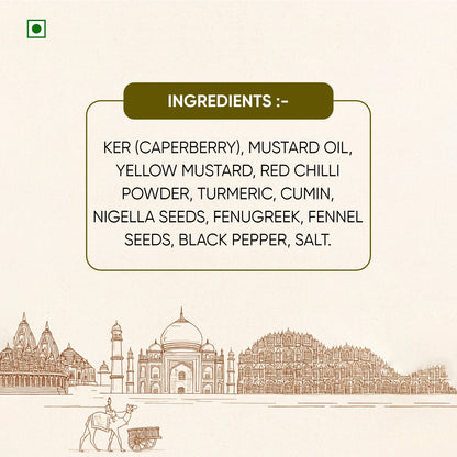 Papa’s Pickle – Authentic Rajasthani Ker (Caperberry) Pickle