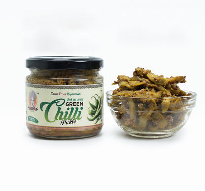Papa’s Pickle – Authentic Rajasthani Green Chilli Pickle
