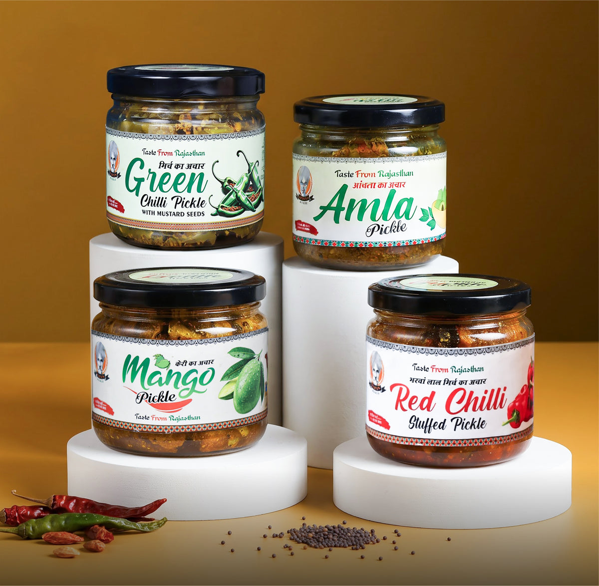 Rajasthani Royal Pickle Combo
