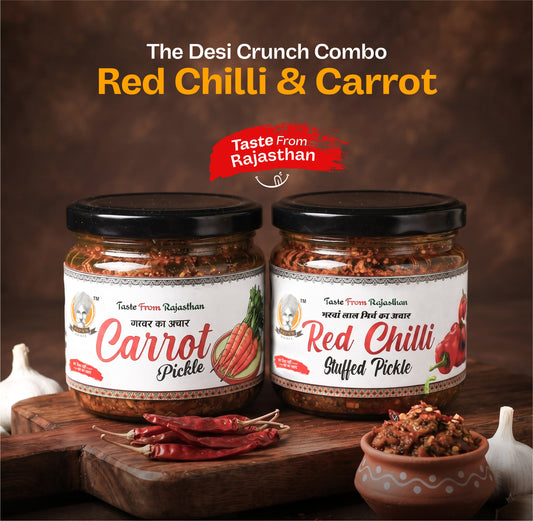 Papa’s Fire & Crunch Combo: Red Chilli & Carrot