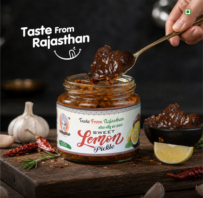 Sweet Lemon Pickle – A Sweet & Tangy Taste of Rajasthan