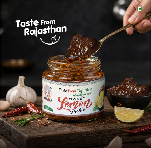 Sweet Lemon Pickle – A Sweet & Tangy Taste of Rajasthan