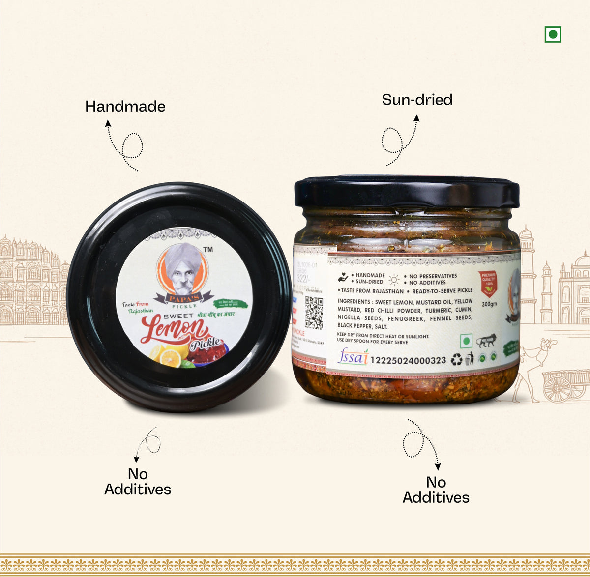 Sweet Lemon Pickle – A Sweet & Tangy Taste of Rajasthan