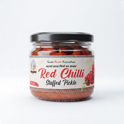 Papa’s Pickle – Authentic Rajasthani Red Chilli Stuffed Pickle