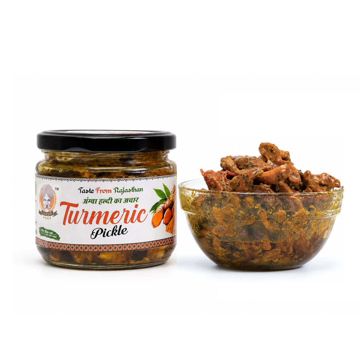 Papa’s Pickle Turmeric Pickle – Authentic Taste of Rajasthan