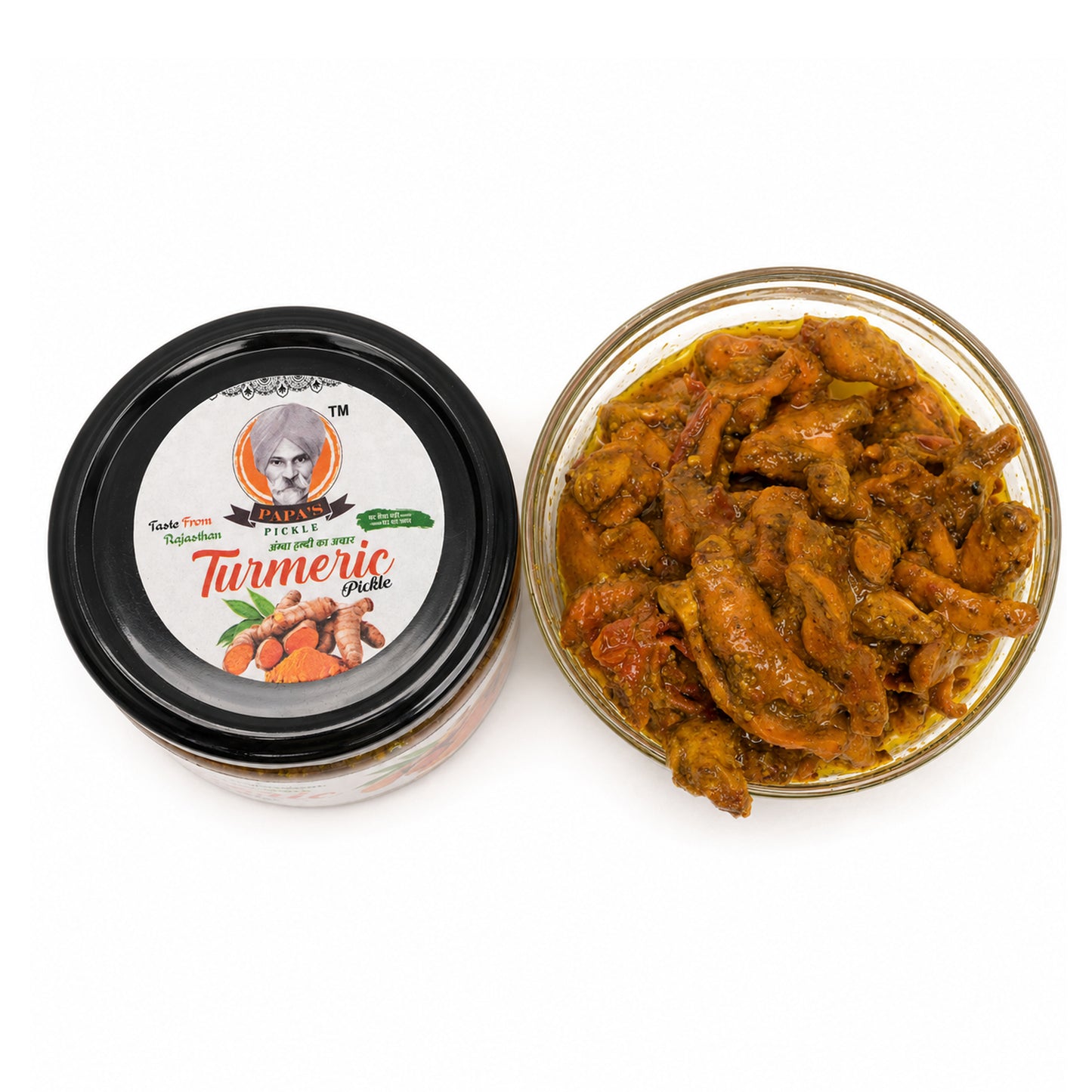 Papa’s Pickle Turmeric Pickle – Authentic Taste of Rajasthan