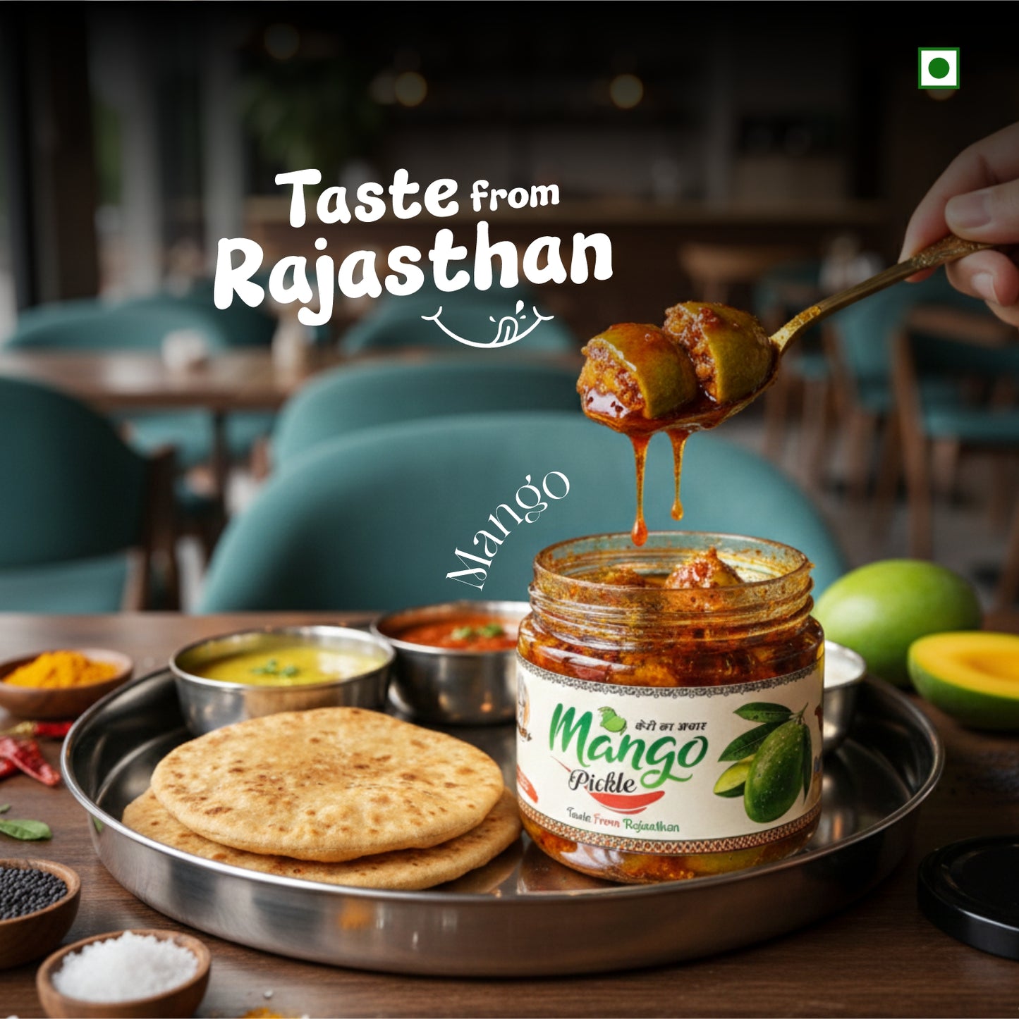 Papa’s Pickle – Authentic Rajasthani Mango Pickle (300g)